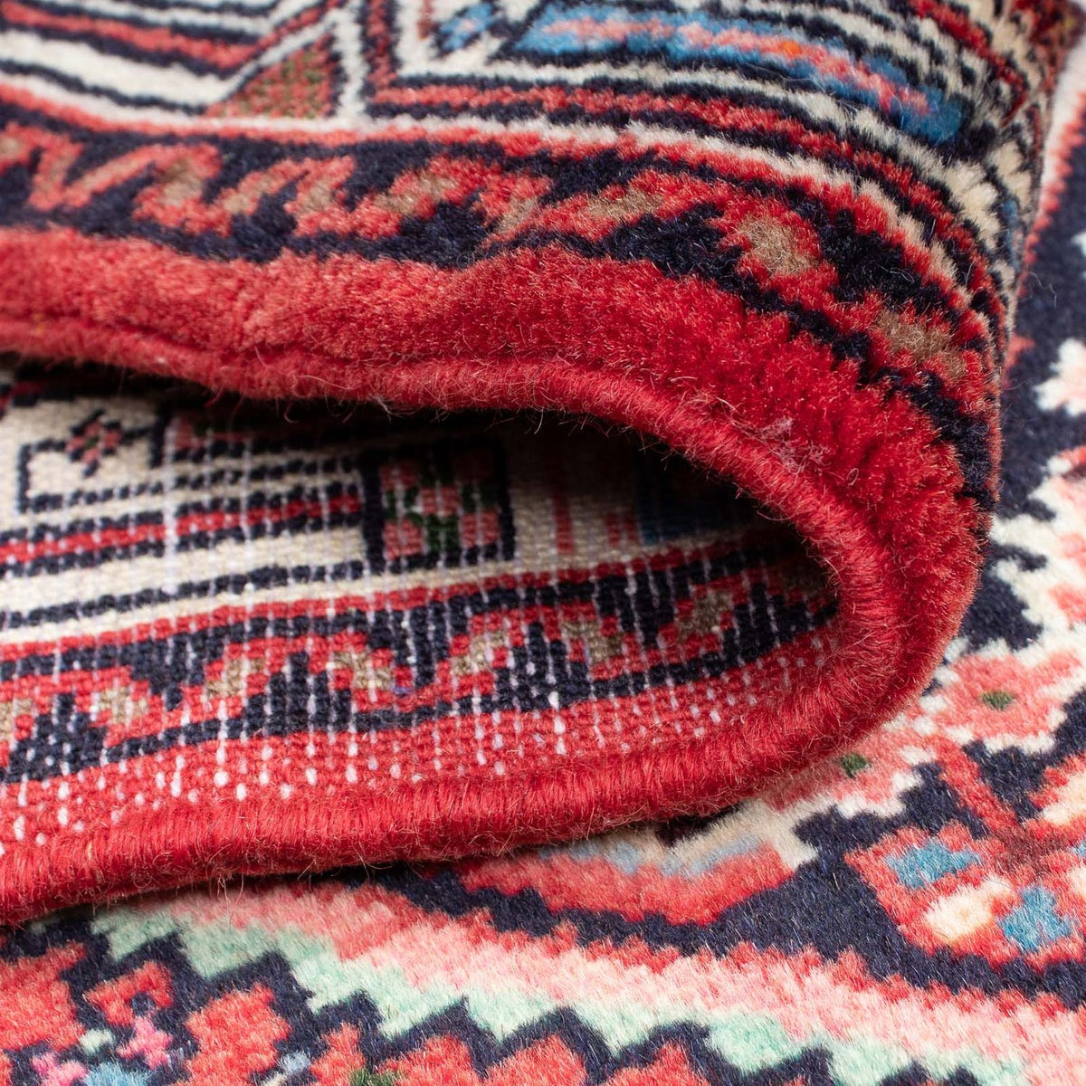 Tapis de couloir Tapis persan - Nomadic - 190 x 82 cm - rouge foncé