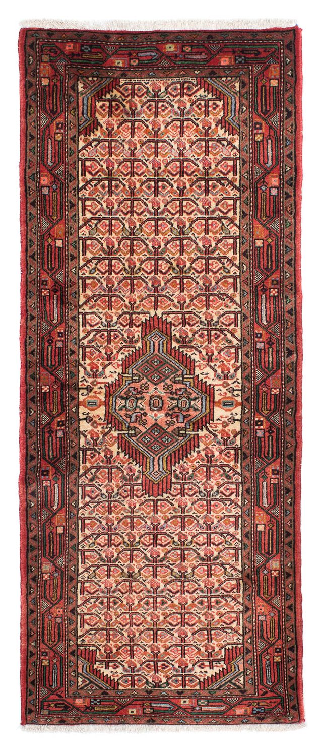 Tapis de couloir Tapis persan - Nomadic - 212 x 83 cm - beige