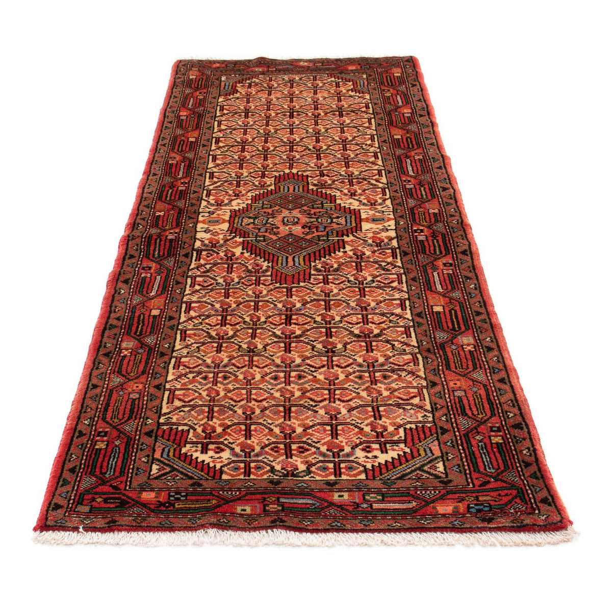 Tapis de couloir Tapis persan - Nomadic - 212 x 83 cm - beige