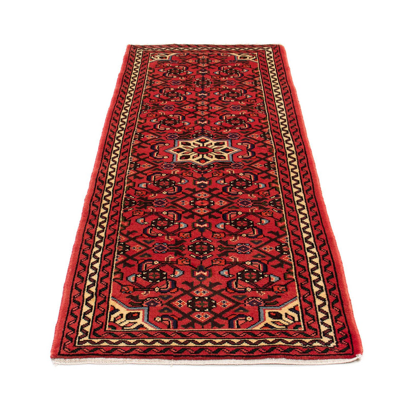 Tapis de couloir Tapis persan - Nomadic - 198 x 75 cm - rouge foncé