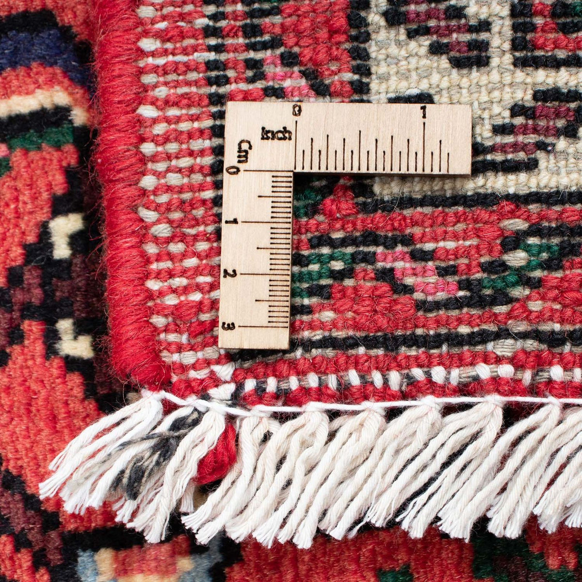 Tapis de couloir Tapis persan - Nomadic - 198 x 75 cm - rouge foncé