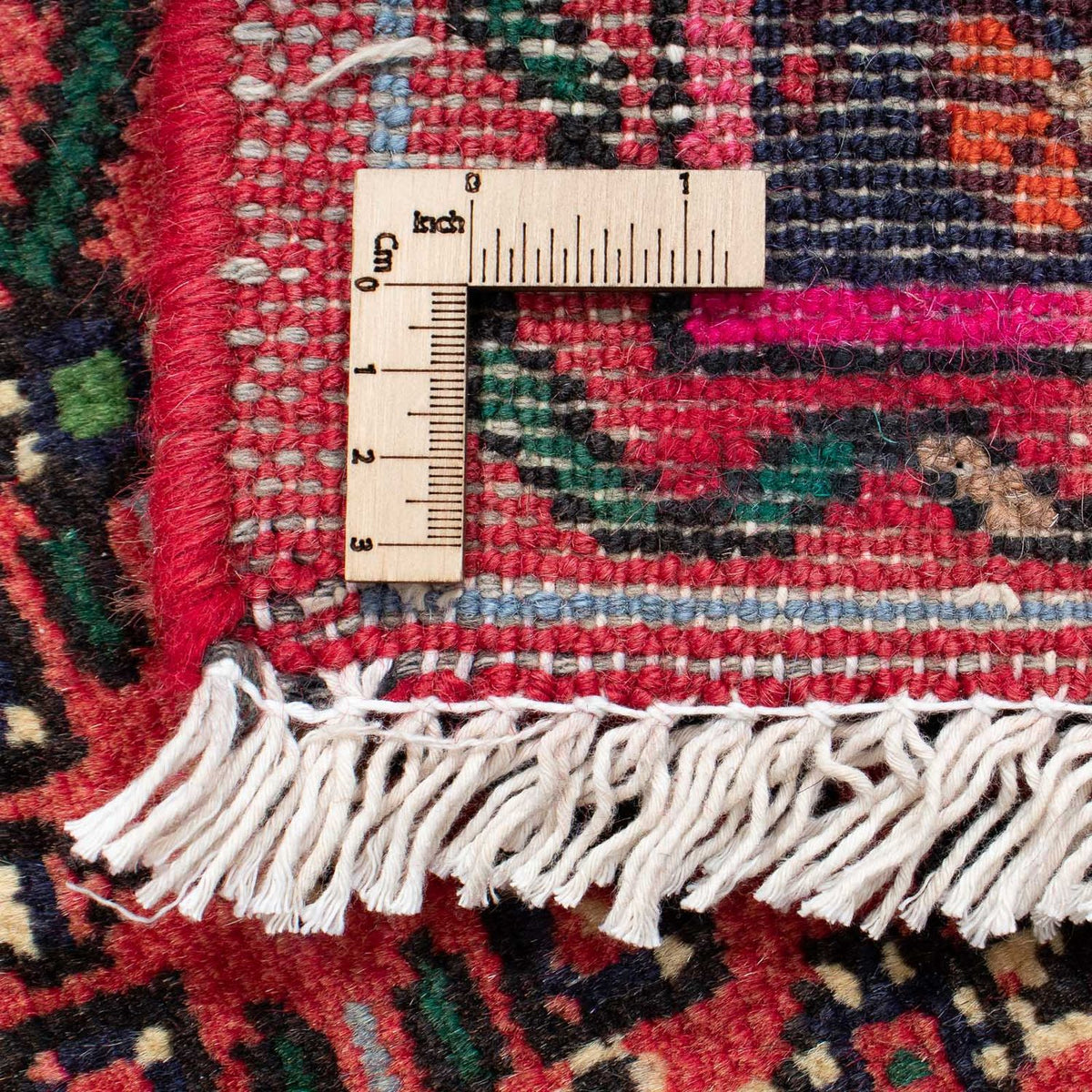 Tapis de couloir Tapis persan - Nomadic - 205 x 70 cm - rouge foncé