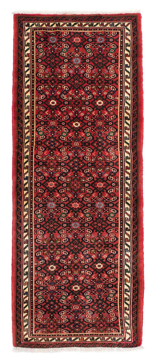 Tapis de couloir Tapis persan - Nomadic - 205 x 75 cm - rouge foncé