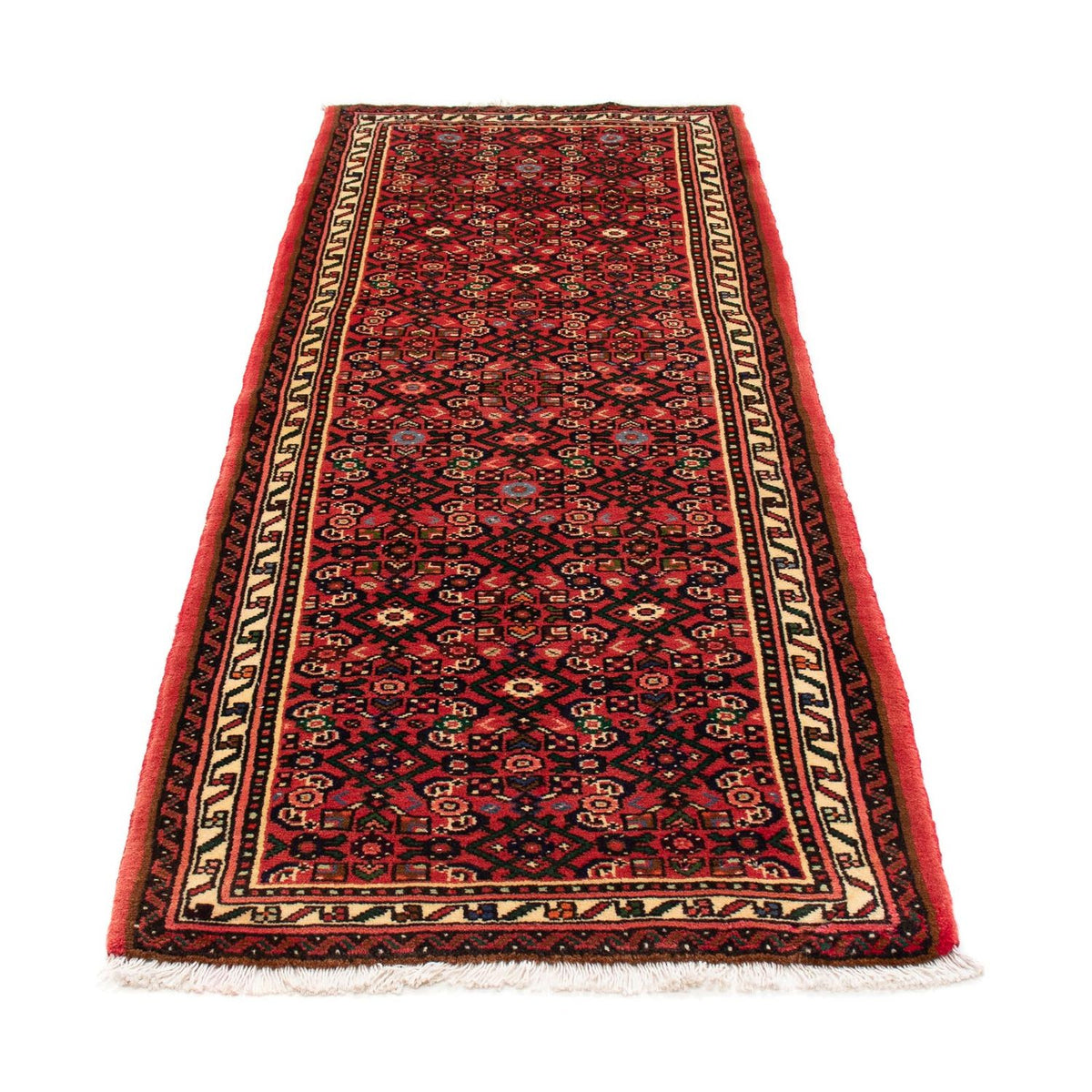Tapis de couloir Tapis persan - Nomadic - 205 x 75 cm - rouge foncé