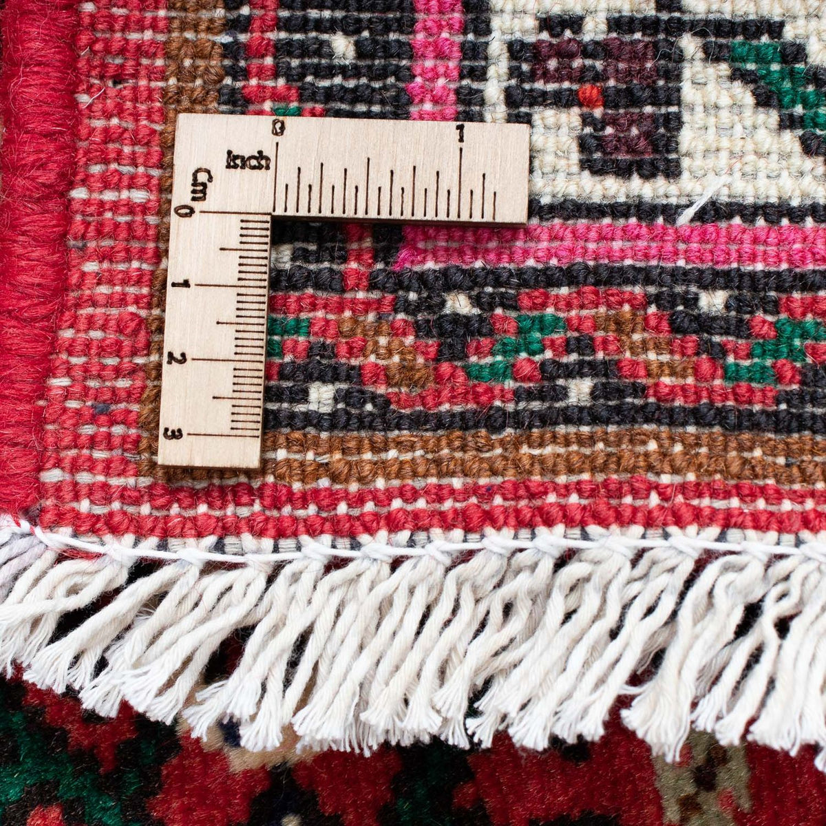 Tapis de couloir Tapis persan - Nomadic - 205 x 75 cm - rouge foncé