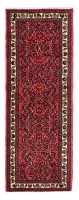 Tapis de couloir Tapis persan - Nomadic - 195 x 70 cm - rouge foncé