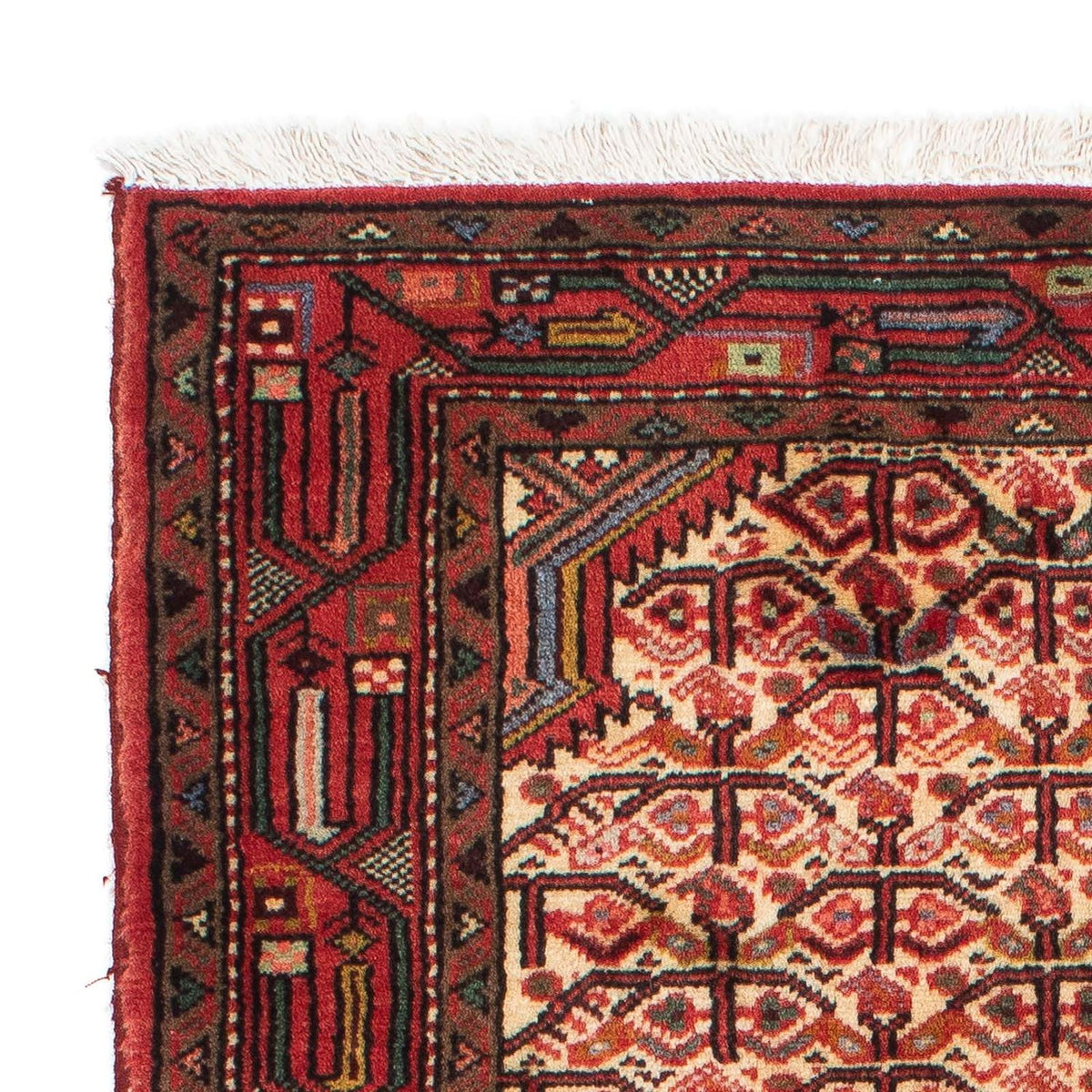 Tapis de couloir Tapis persan - Nomadic - 190 x 88 cm - rouge clair