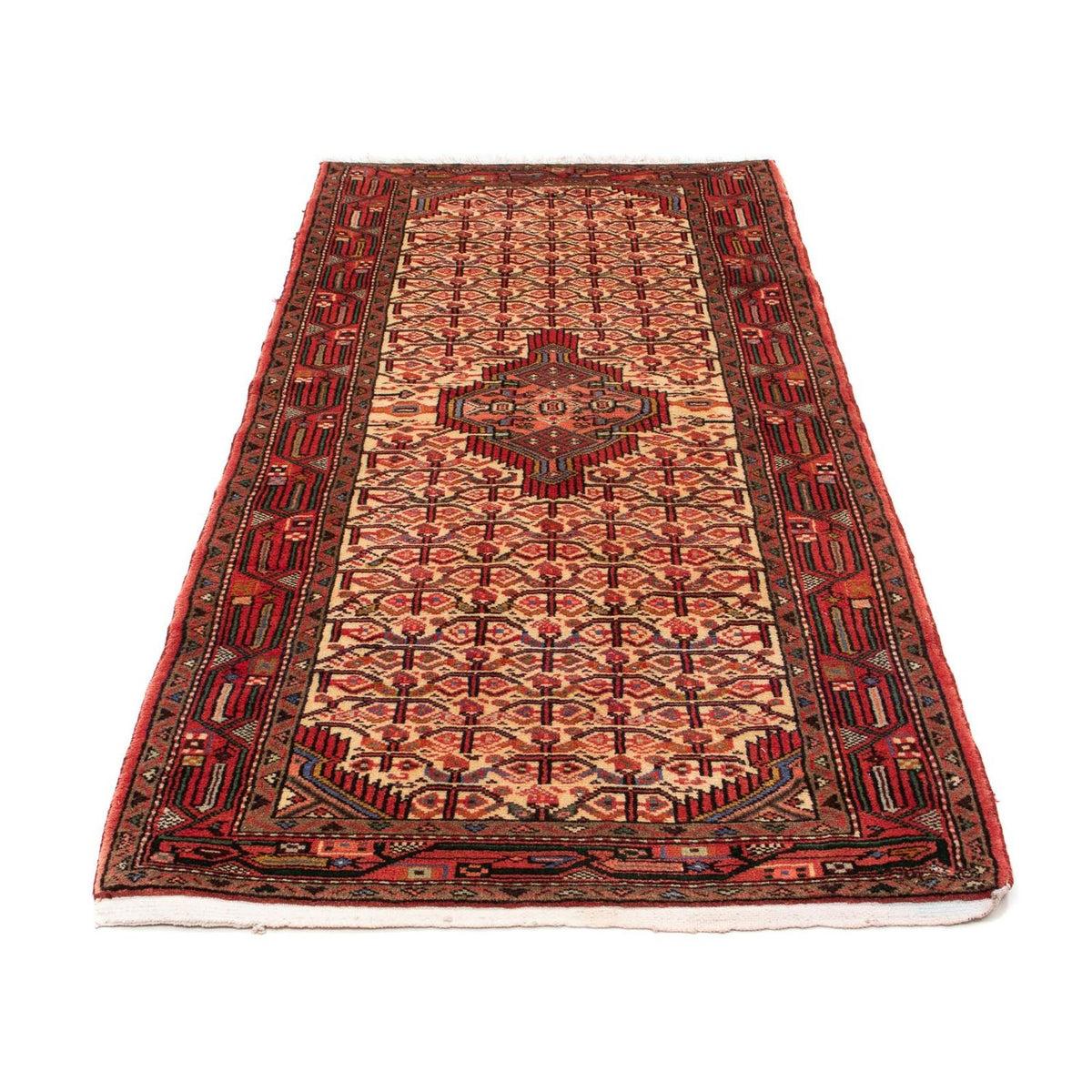 Tapis de couloir Tapis persan - Nomadic - 190 x 88 cm - rouge clair