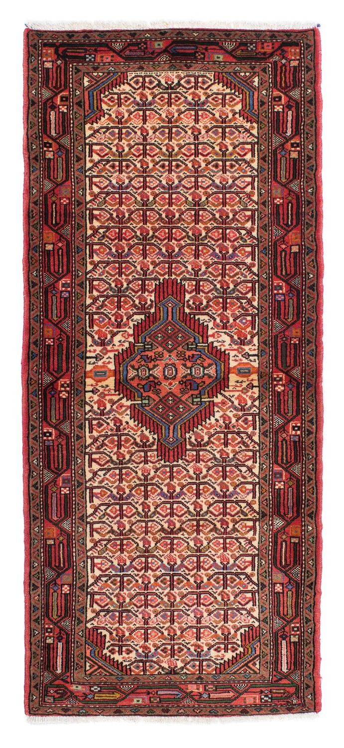 Tapis de couloir Tapis persan - Nomadic - 204 x 83 cm - rouge clair