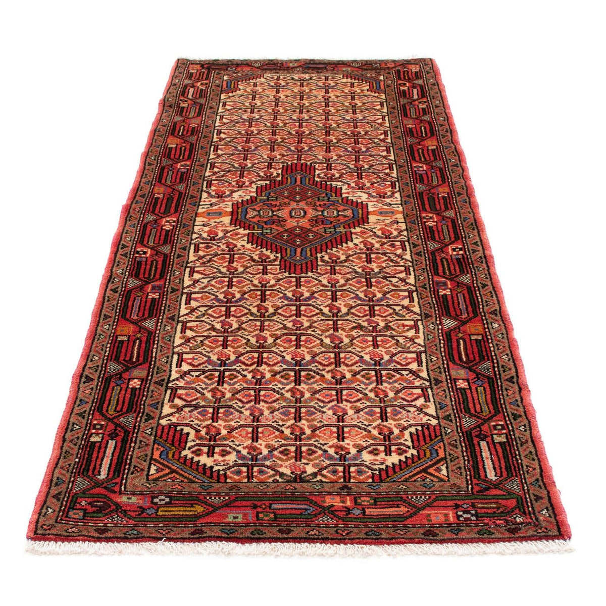 Tapis de couloir Tapis persan - Nomadic - 204 x 83 cm - rouge clair