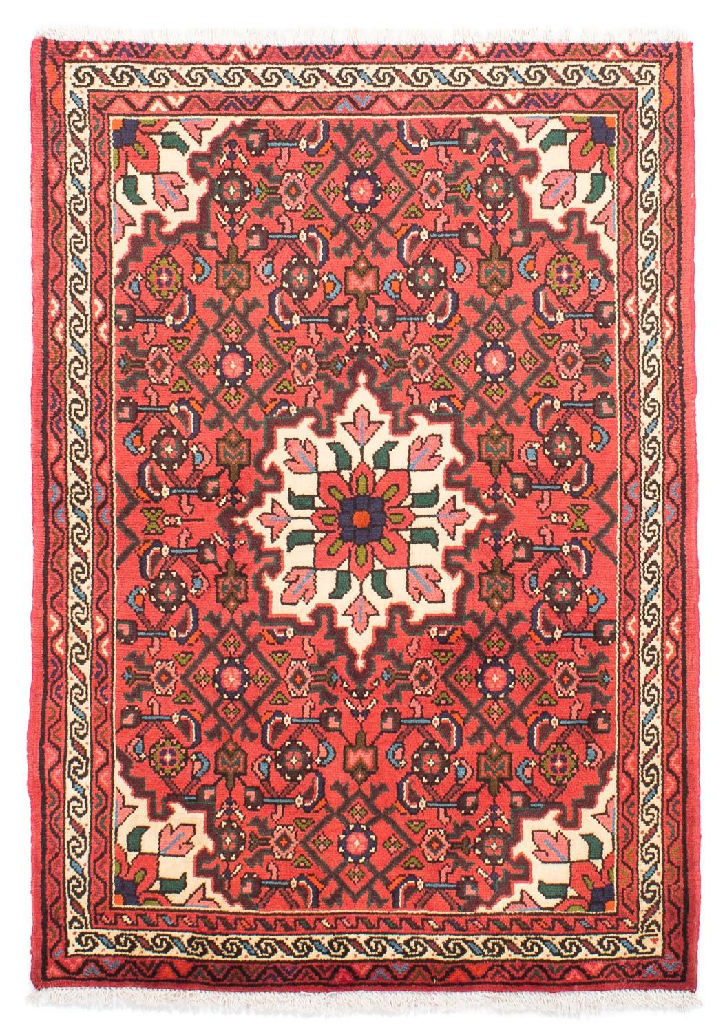 Tapis persan - Nomadic - 146 x 100 cm - rouge