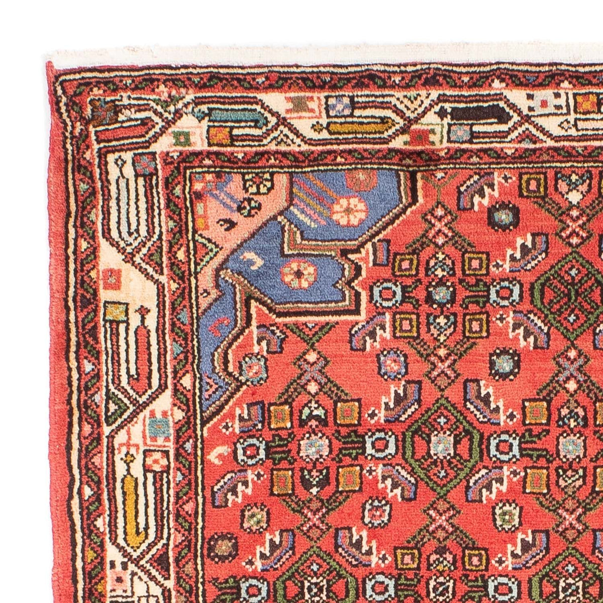Tapis persan - Nomadic - 150 x 102 cm - rouge