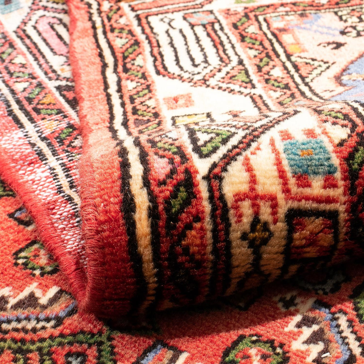 Tapis persan - Nomadic - 150 x 102 cm - rouge