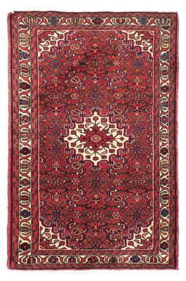 Tapis persan - Nomadic - 157 x 105 cm - rouge foncé