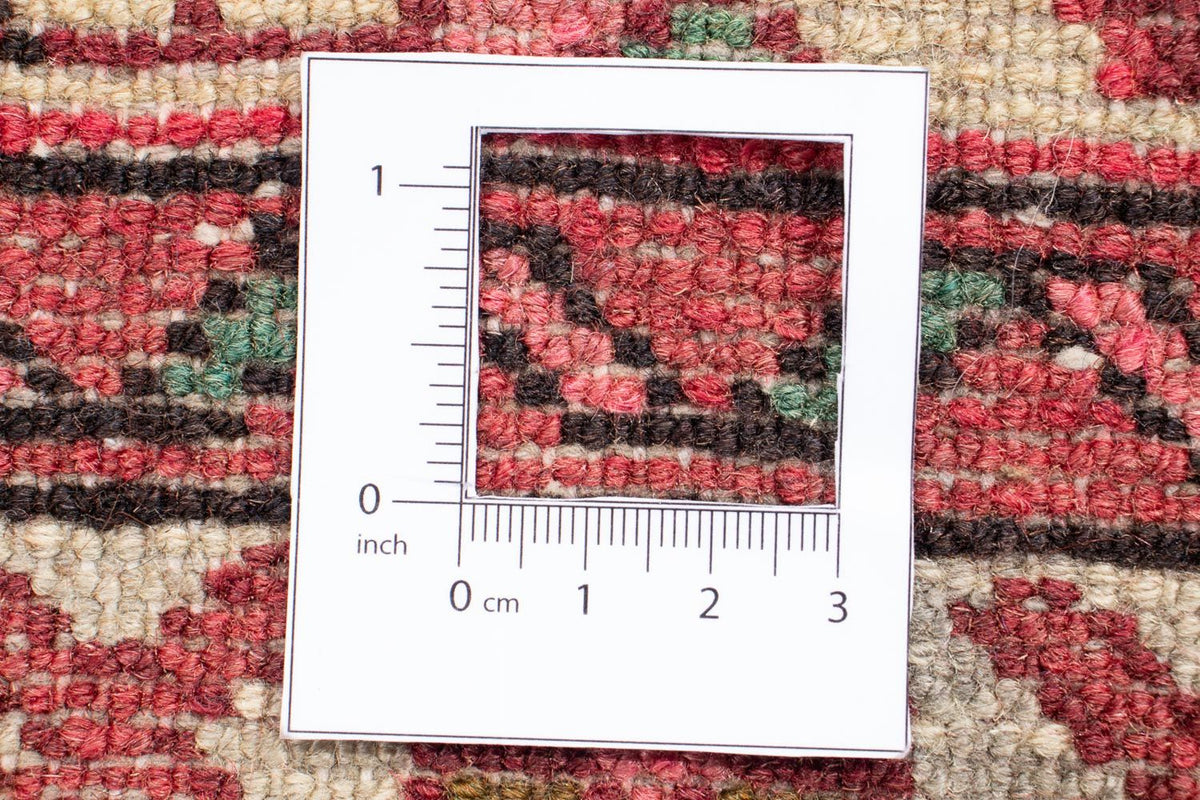 Tapis persan - Nomadic - 135 x 110 cm - rouge clair