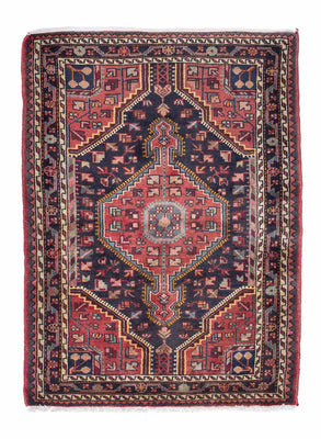 Tapis persan - Nomadic - 157 x 104 cm - bleu foncé