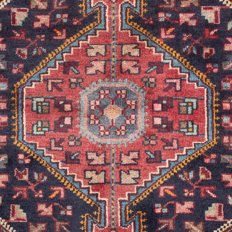 Tapis persan - Nomadic - 157 x 104 cm - bleu foncé