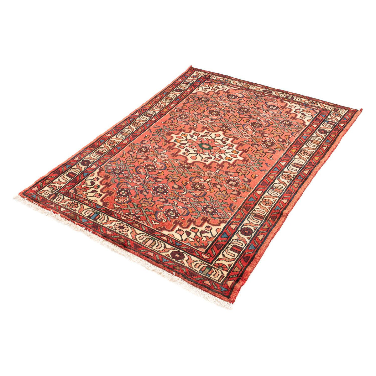 Tapis persan - Nomadic - 150 x 110 cm - rouge clair