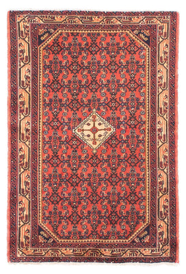 Tapis persan - Nomadic - 150 x 102 cm - rouge clair