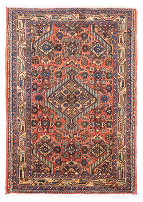 Tapis persan - Nomadic - 147 x 100 cm - rouge clair