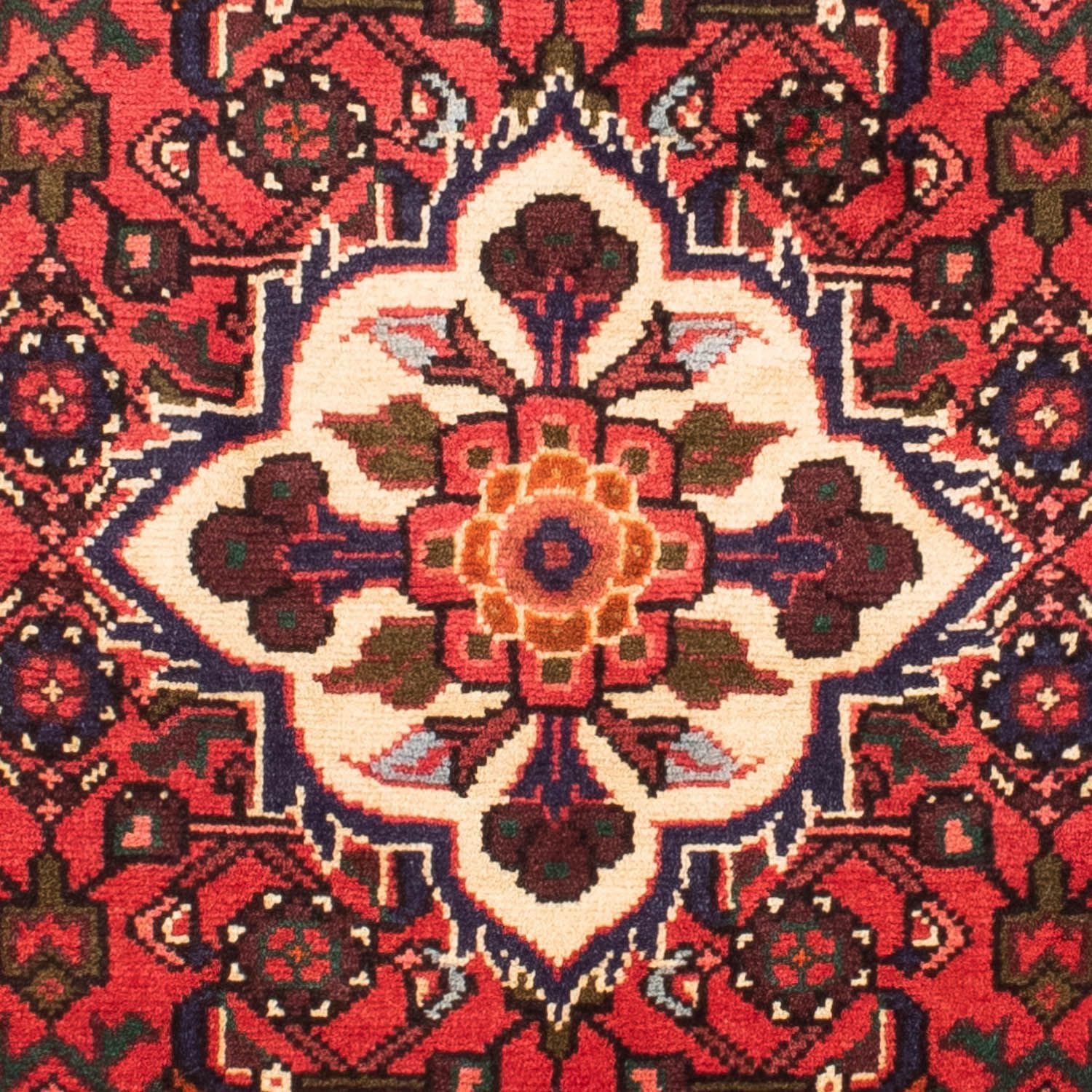Tapis persan - Nomadic - 152 x 103 cm - rouge foncé