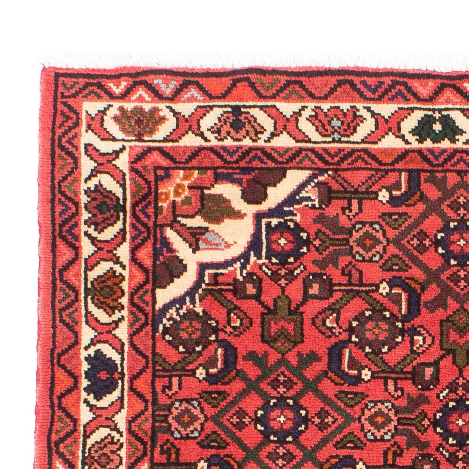 Tapis persan - Nomadic - 152 x 103 cm - rouge foncé