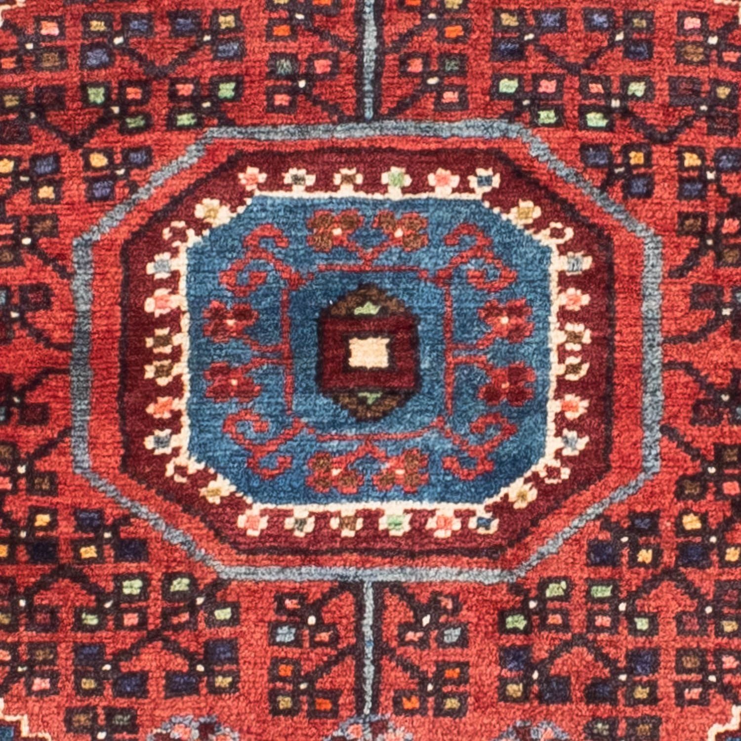 Tapis persan - Nomadic - 163 x 110 cm - rouge
