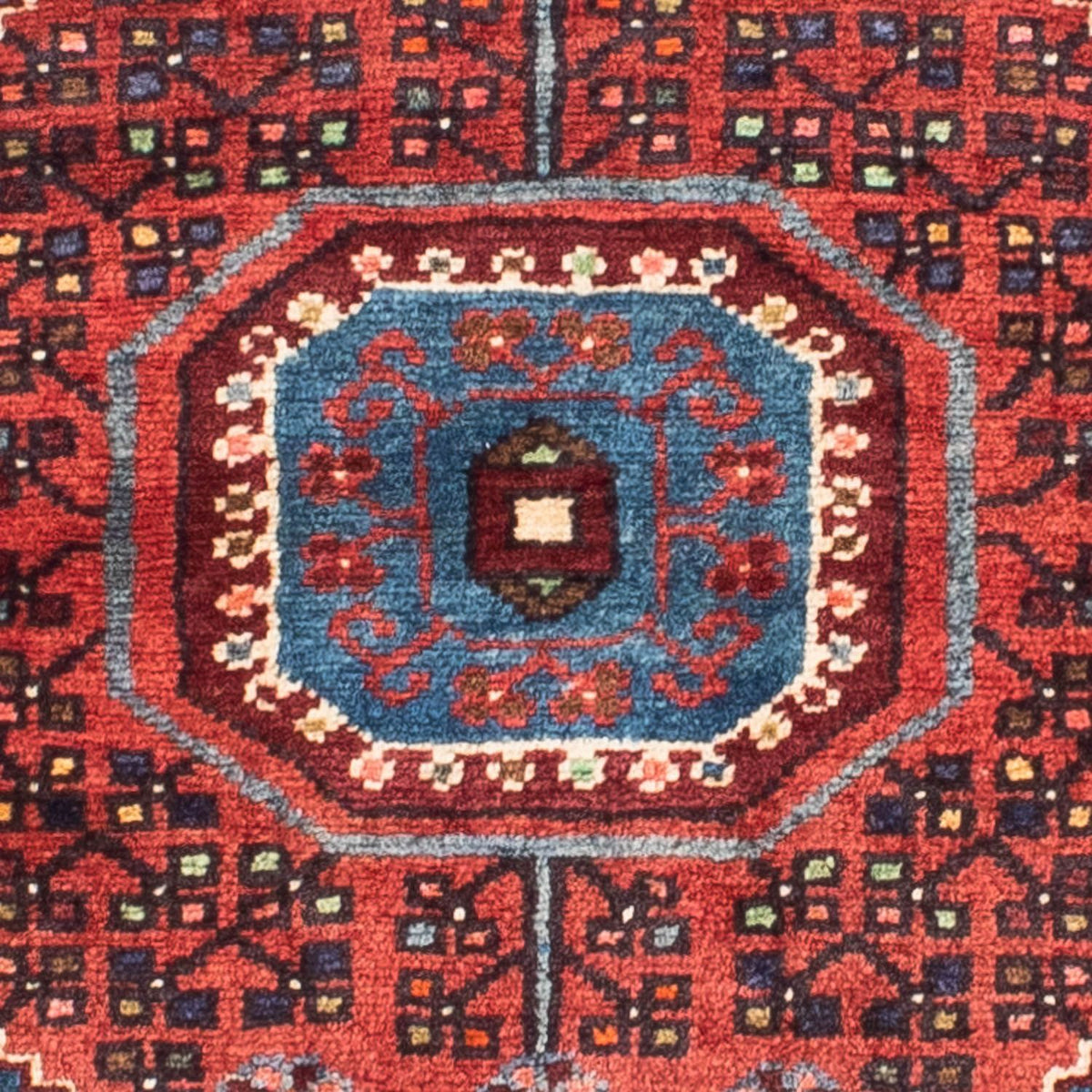 Tapis persan - Nomadic - 163 x 110 cm - rouge