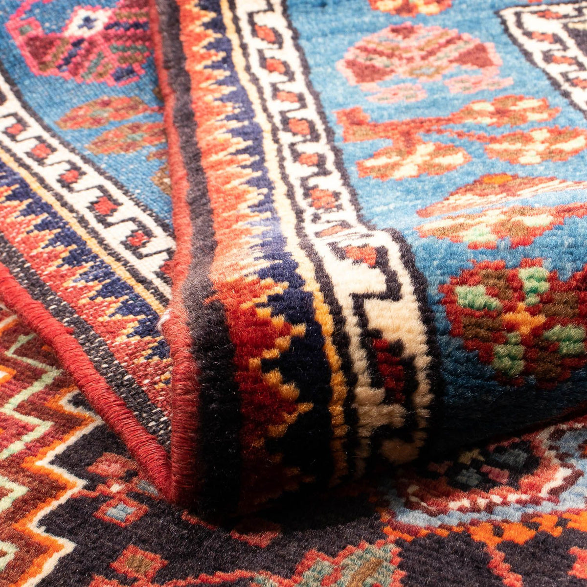 Tapis persan - Nomadic - 163 x 110 cm - rouge