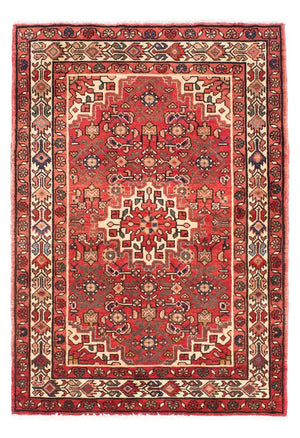 Tapis persan - Nomadic - 155 x 110 cm - rouge
