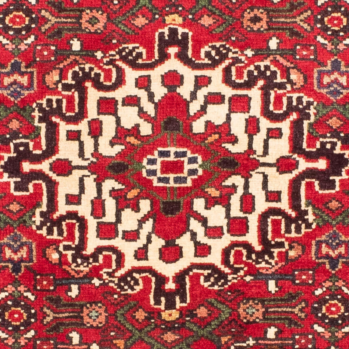 Tapis persan - Nomadic - 150 x 115 cm - rouge