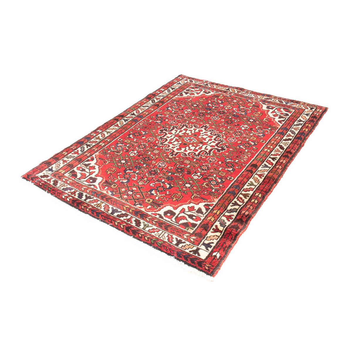 Tapis persan - Nomadic - 150 x 115 cm - rouge