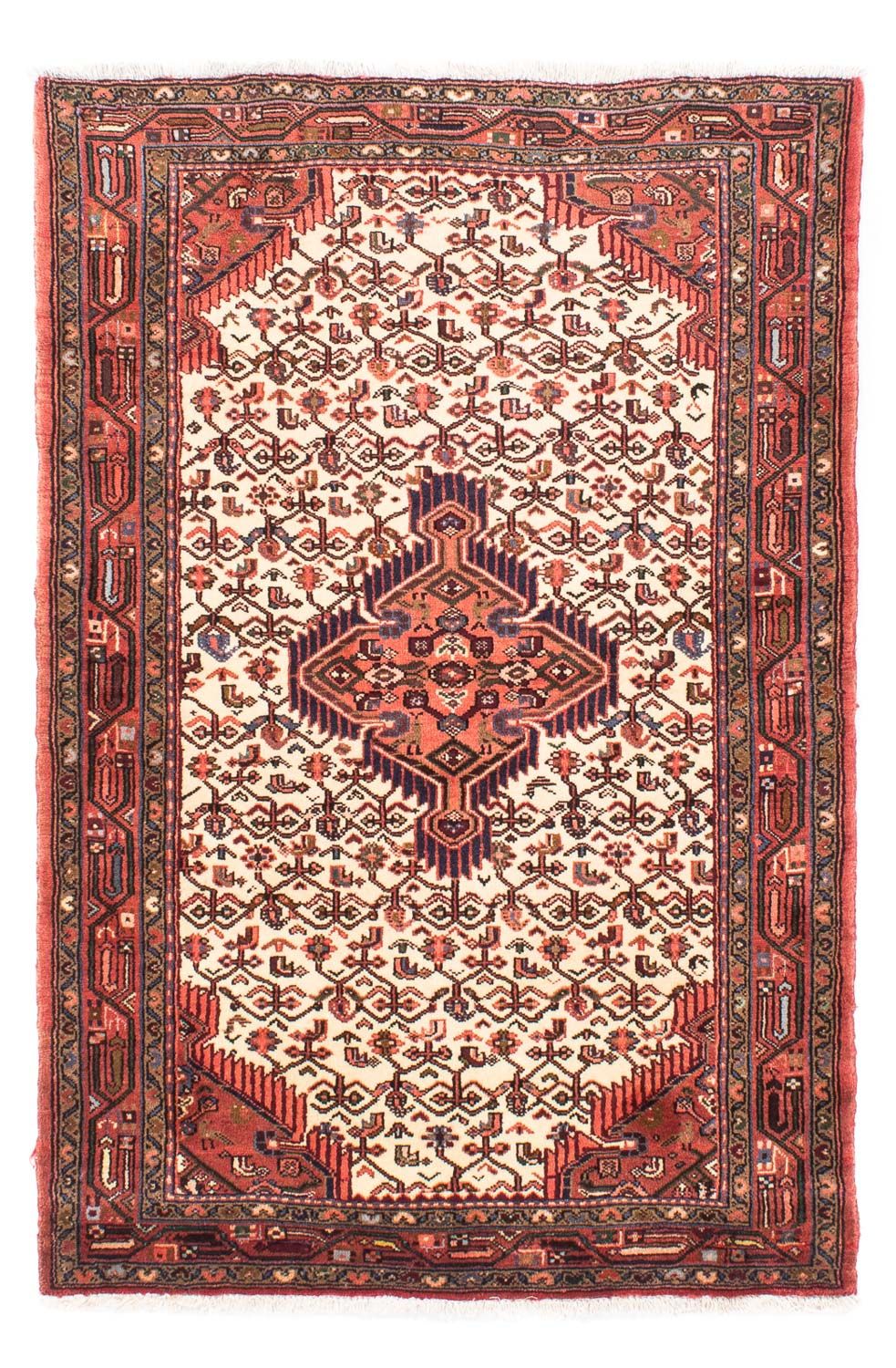 Tapis persan - Nomadic - 160 x 106 cm - beige