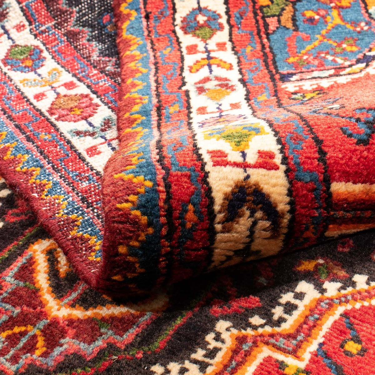 Tapis persan - Nomadic - 145 x 92 cm - rouge