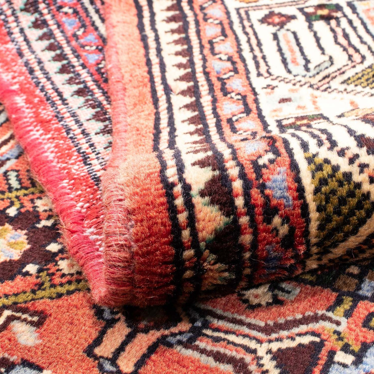 Tapis persan - Nomadic - 152 x 104 cm - rouge