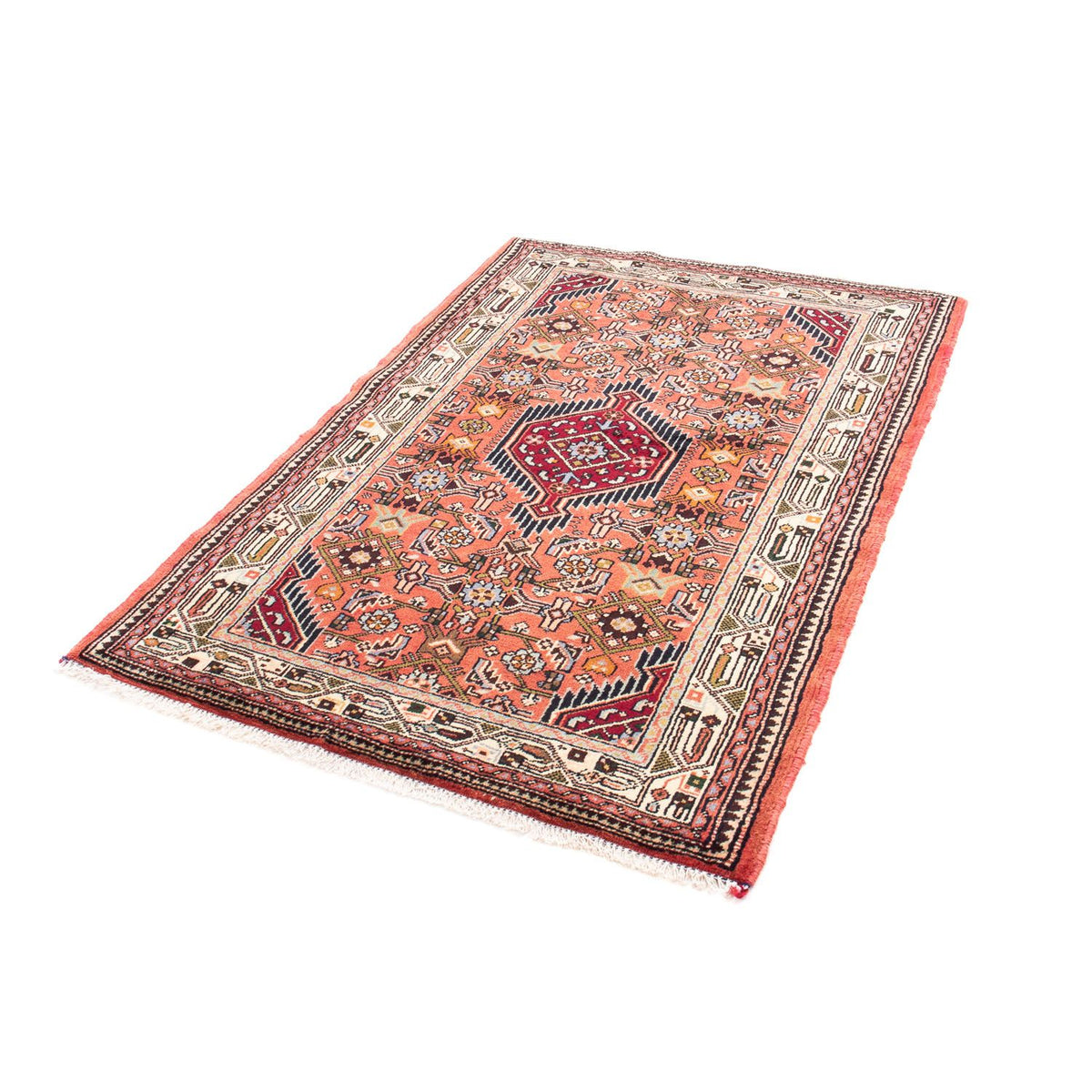Tapis persan - Nomadic - 152 x 104 cm - rouge
