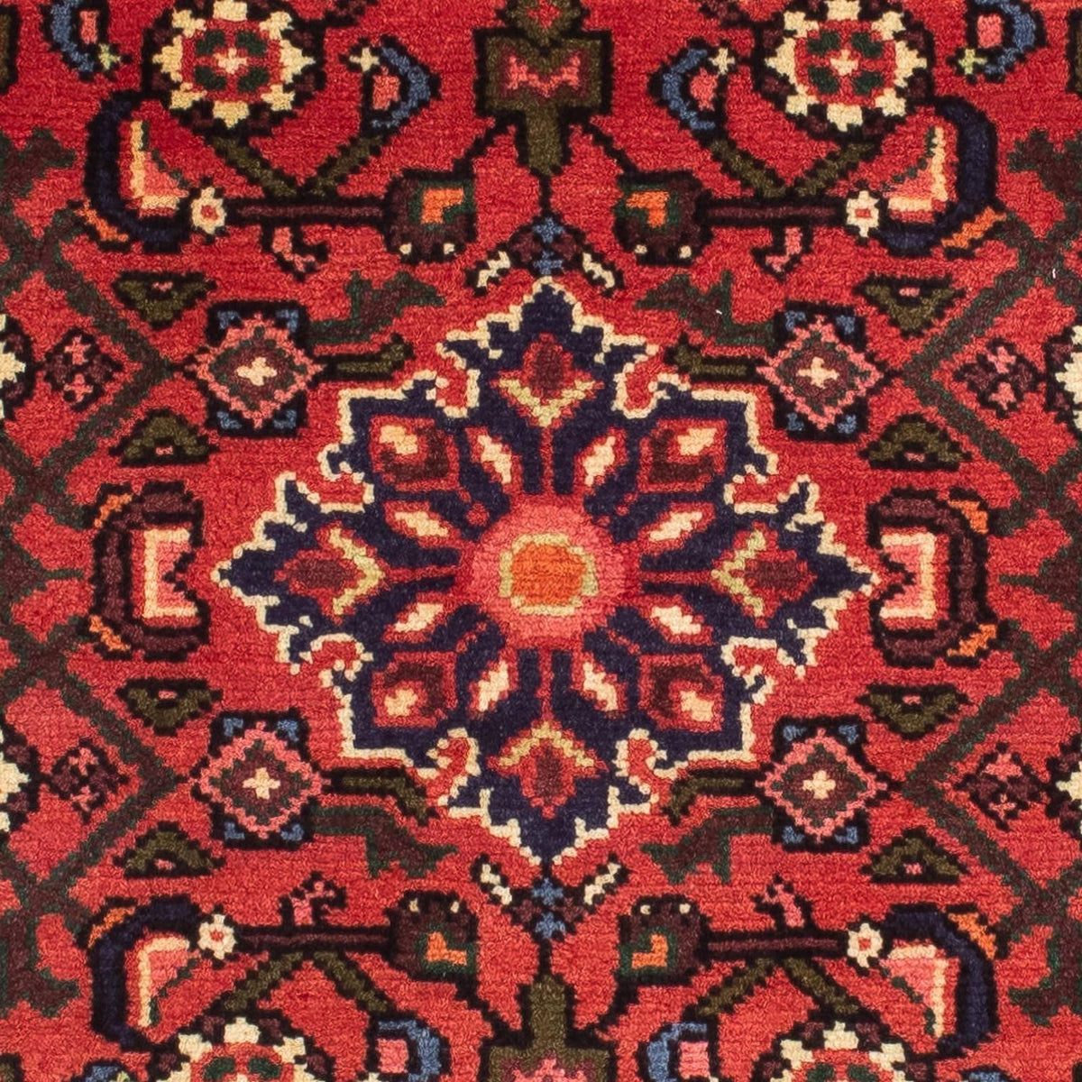 Tapis de couloir Tapis persan - Nomadic - 193 x 70 cm - rouge foncé