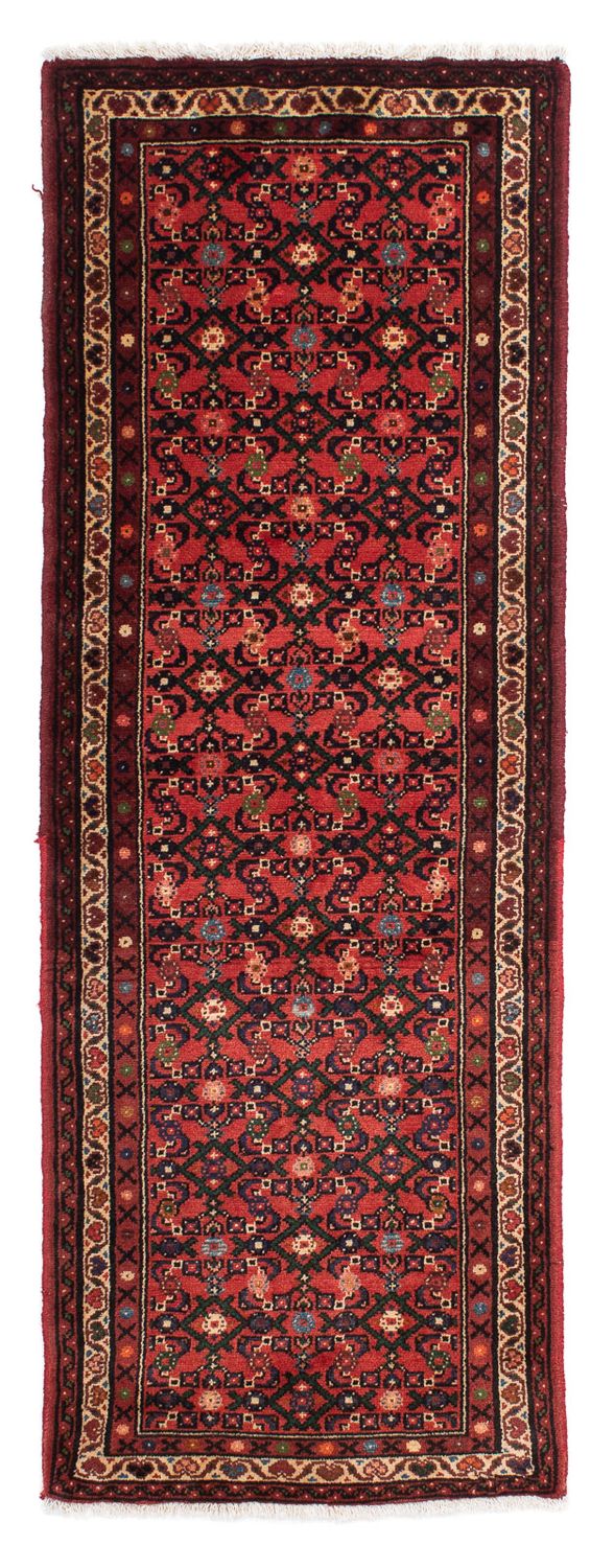 Tapis de couloir Tapis persan - Nomadic - 205 x 70 cm - rouge foncé