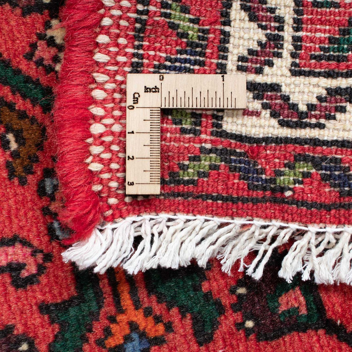 Tapis de couloir Tapis persan - Nomadic - 200 x 76 cm - rouge foncé