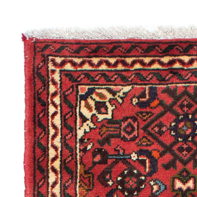 Tapis de couloir Tapis persan - Nomadic - 195 x 70 cm - rouge foncé