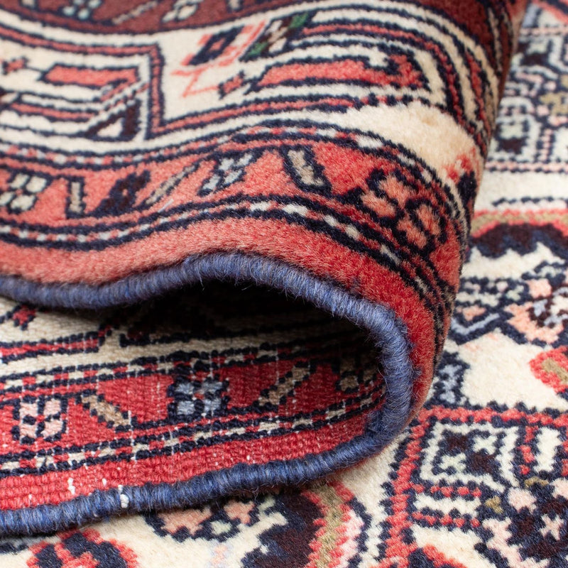 Tapis de couloir Tapis persan - Nomadic - 204 x 82 cm - rouge