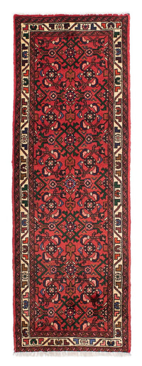 Tapis de couloir Tapis persan - Nomadic - 195 x 68 cm - rouge foncé