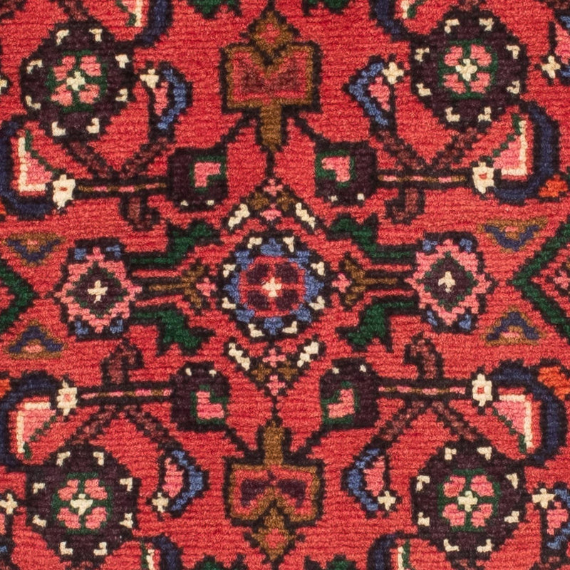 Tapis de couloir Tapis persan - Nomadic - 195 x 68 cm - rouge foncé
