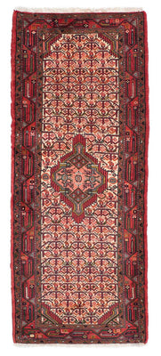 Tapis de couloir Tapis persan - Nomadic - 195 x 76 cm - rouge foncé