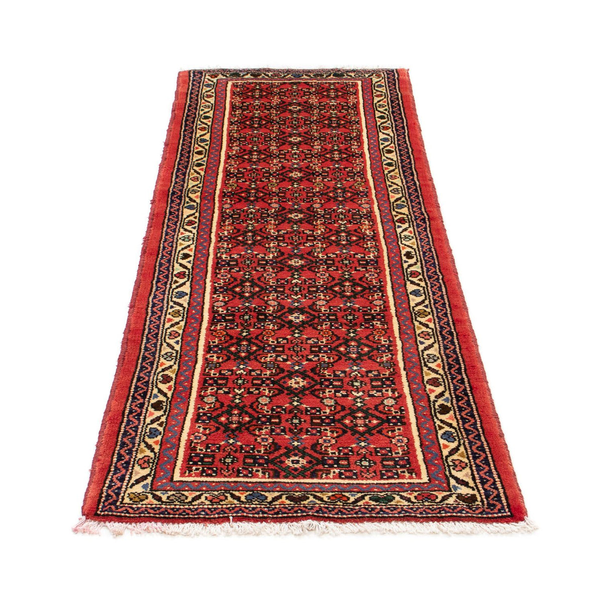 Tapis de couloir Tapis persan - Nomadic - 197 x 68 cm - rouge