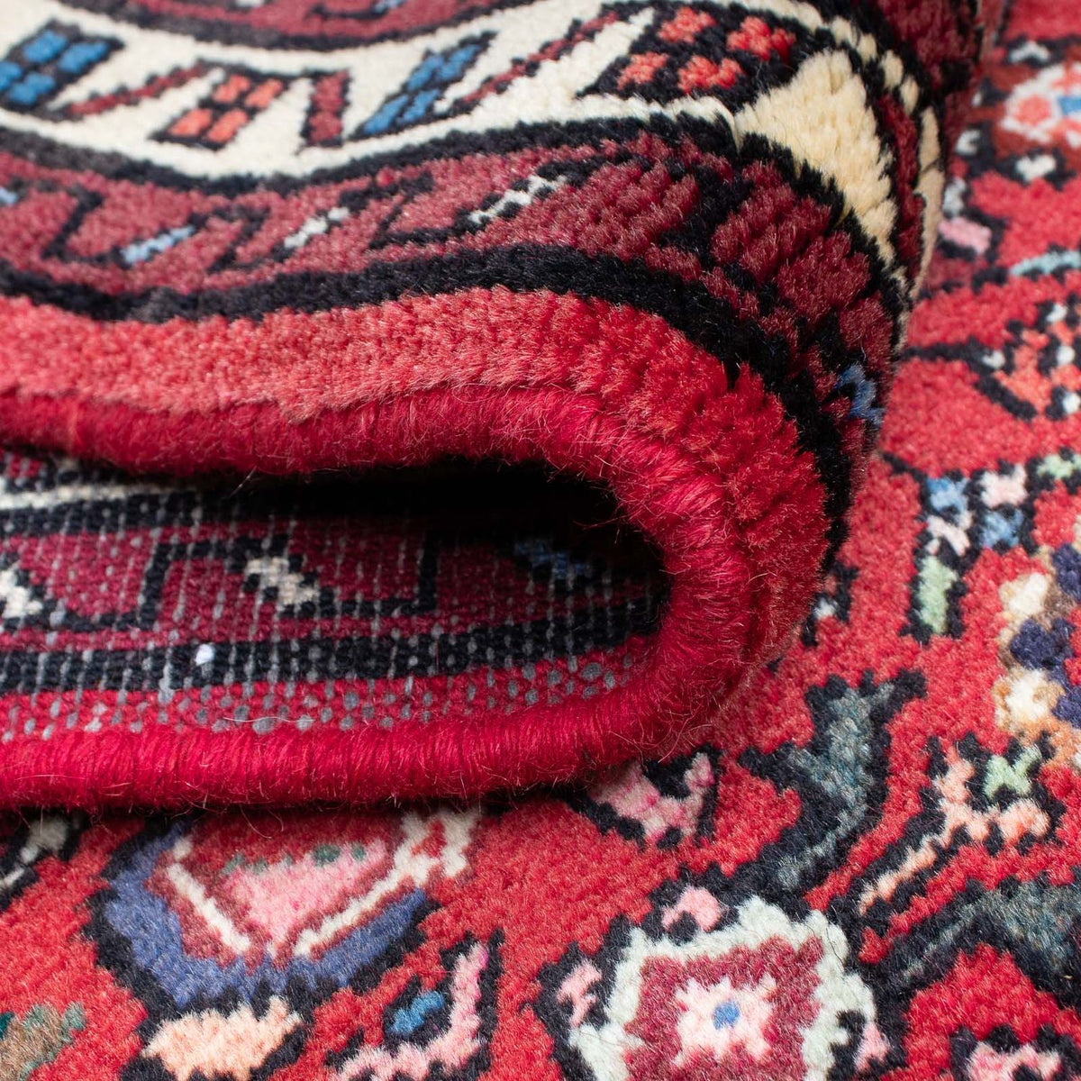 Tapis de couloir Tapis persan - Nomadic - 200 x 78 cm - rouge foncé