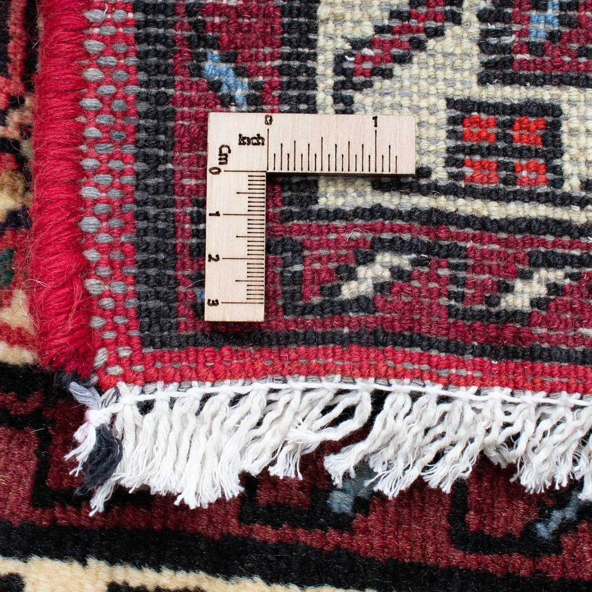 Tapis de couloir Tapis persan - Nomadic - 200 x 78 cm - rouge foncé