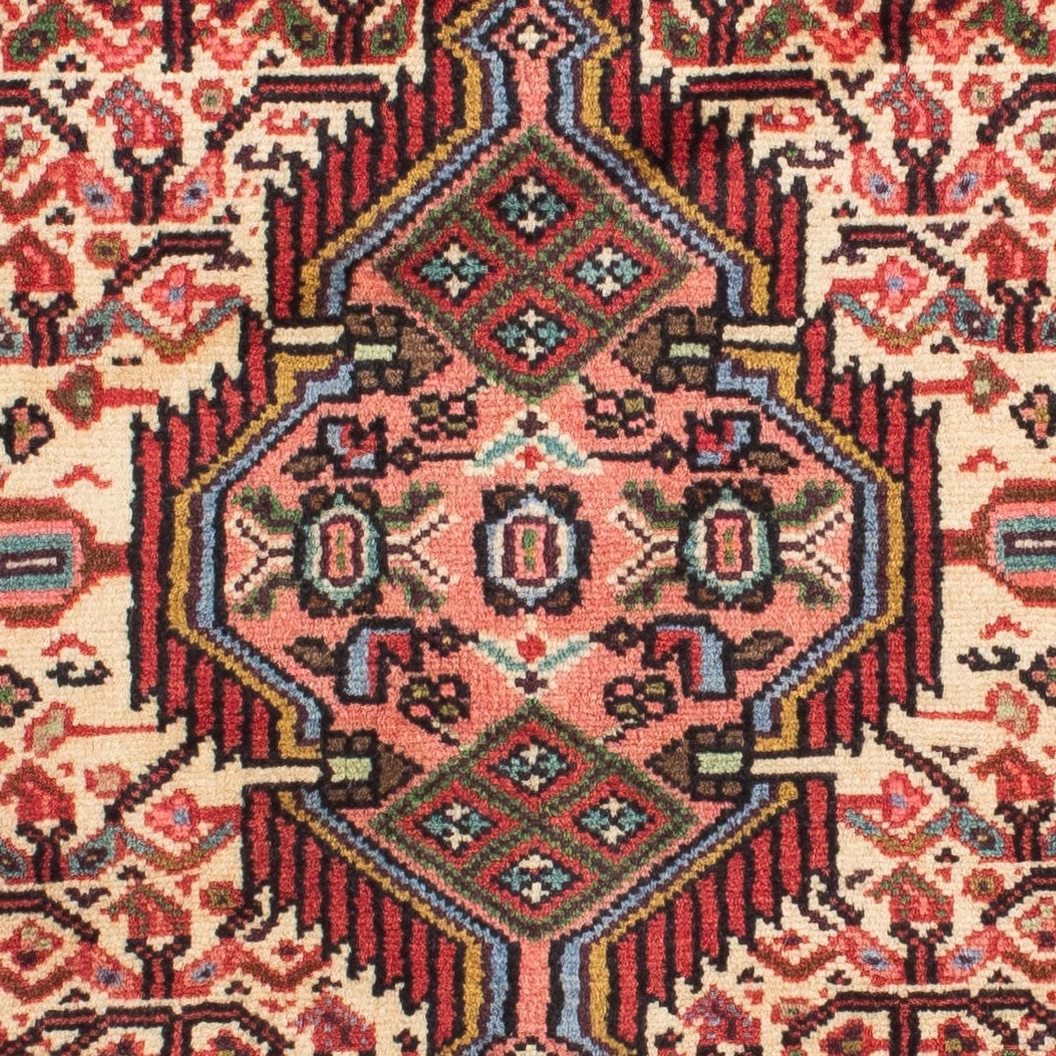 Tapis de couloir Tapis persan - Nomadic - 217 x 85 cm - rouge clair