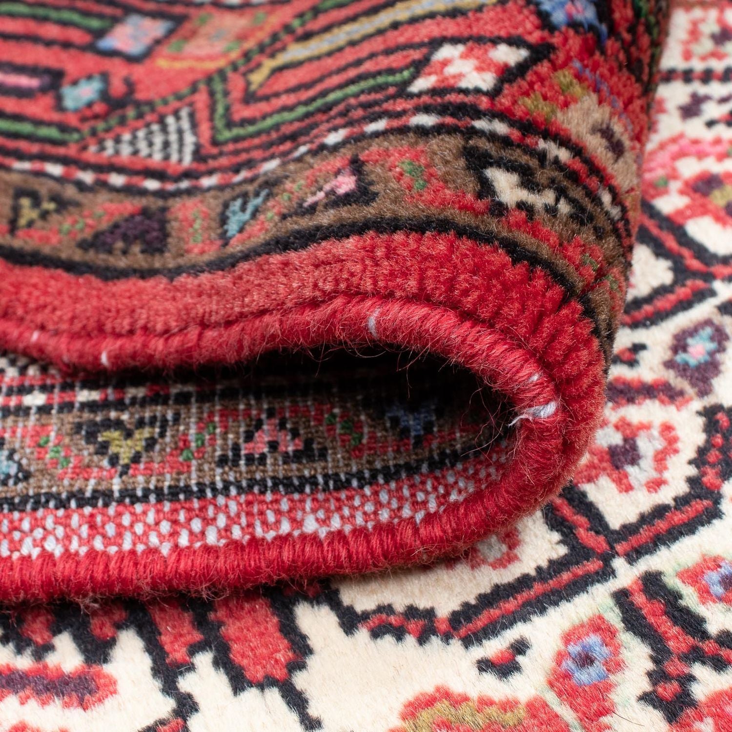 Tapis de couloir Tapis persan - Nomadic - 217 x 85 cm - rouge clair