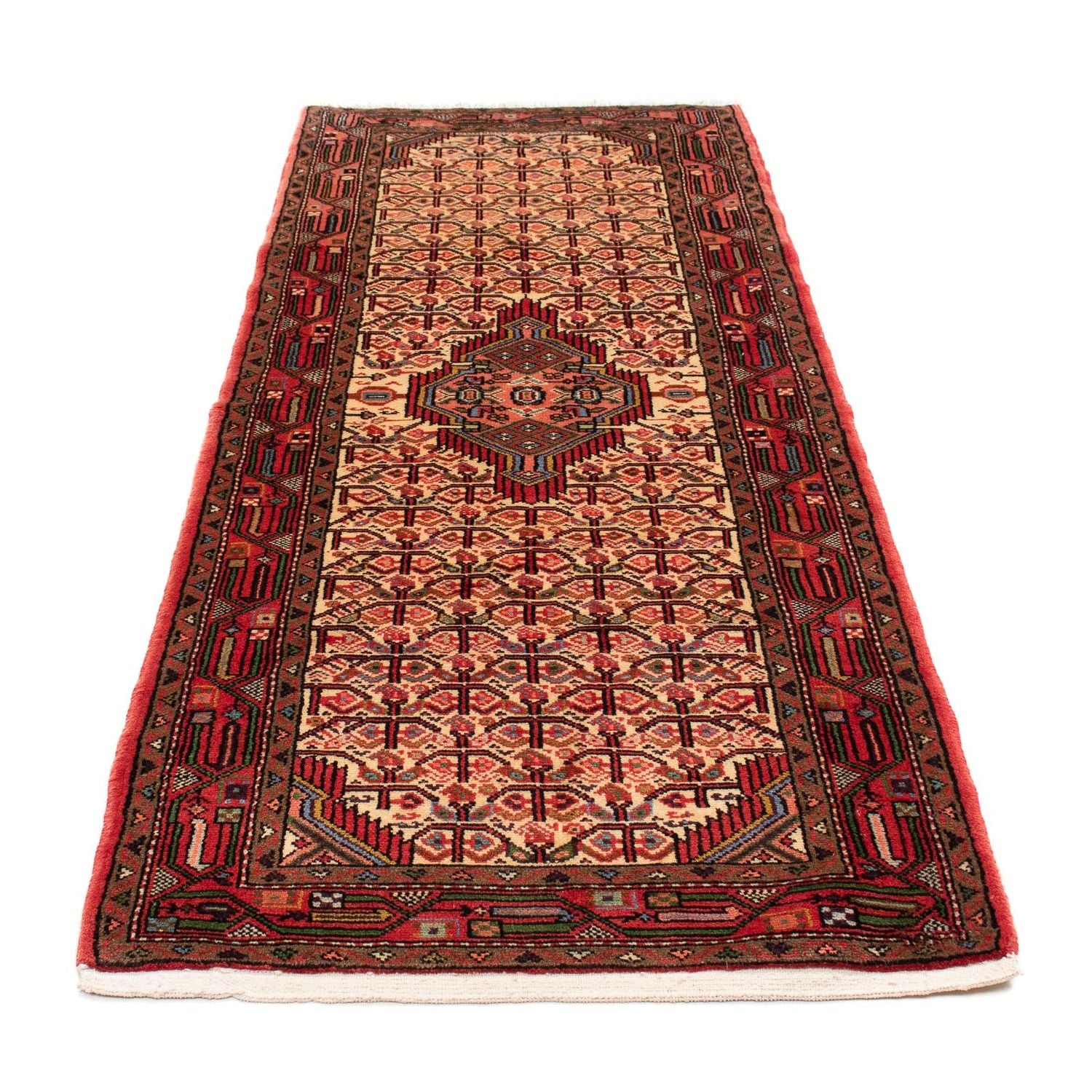 Tapis de couloir Tapis persan - Nomadic - 217 x 85 cm - rouge clair
